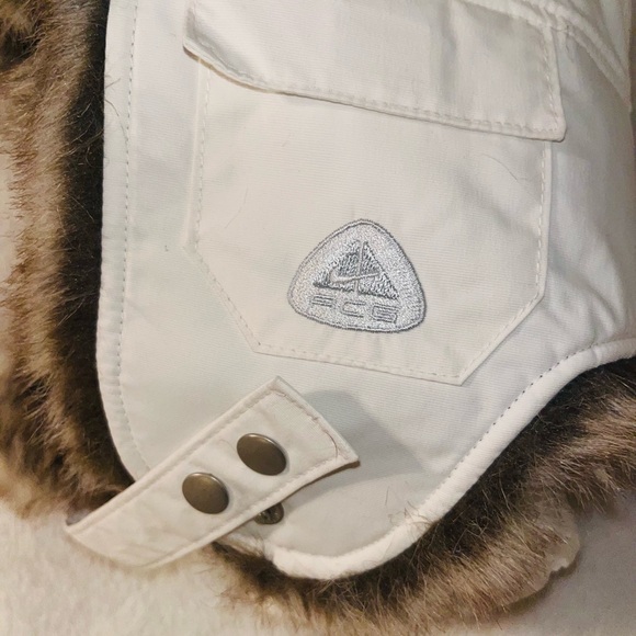 NIKE ACG Vintage Faux Fur Trapper Hat RARE - Picture 3 of 9